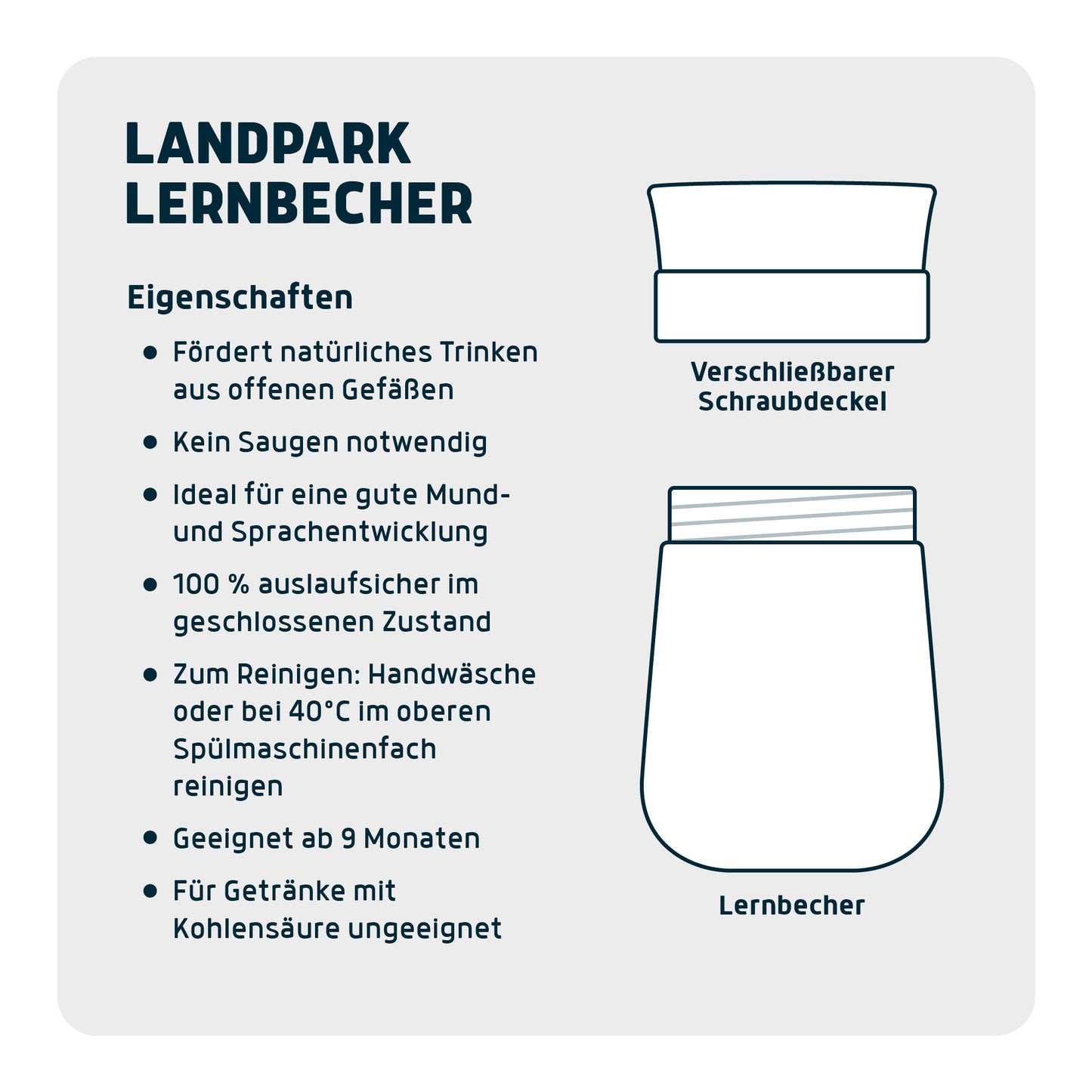 Landpark x Mepal Trinklernbecher