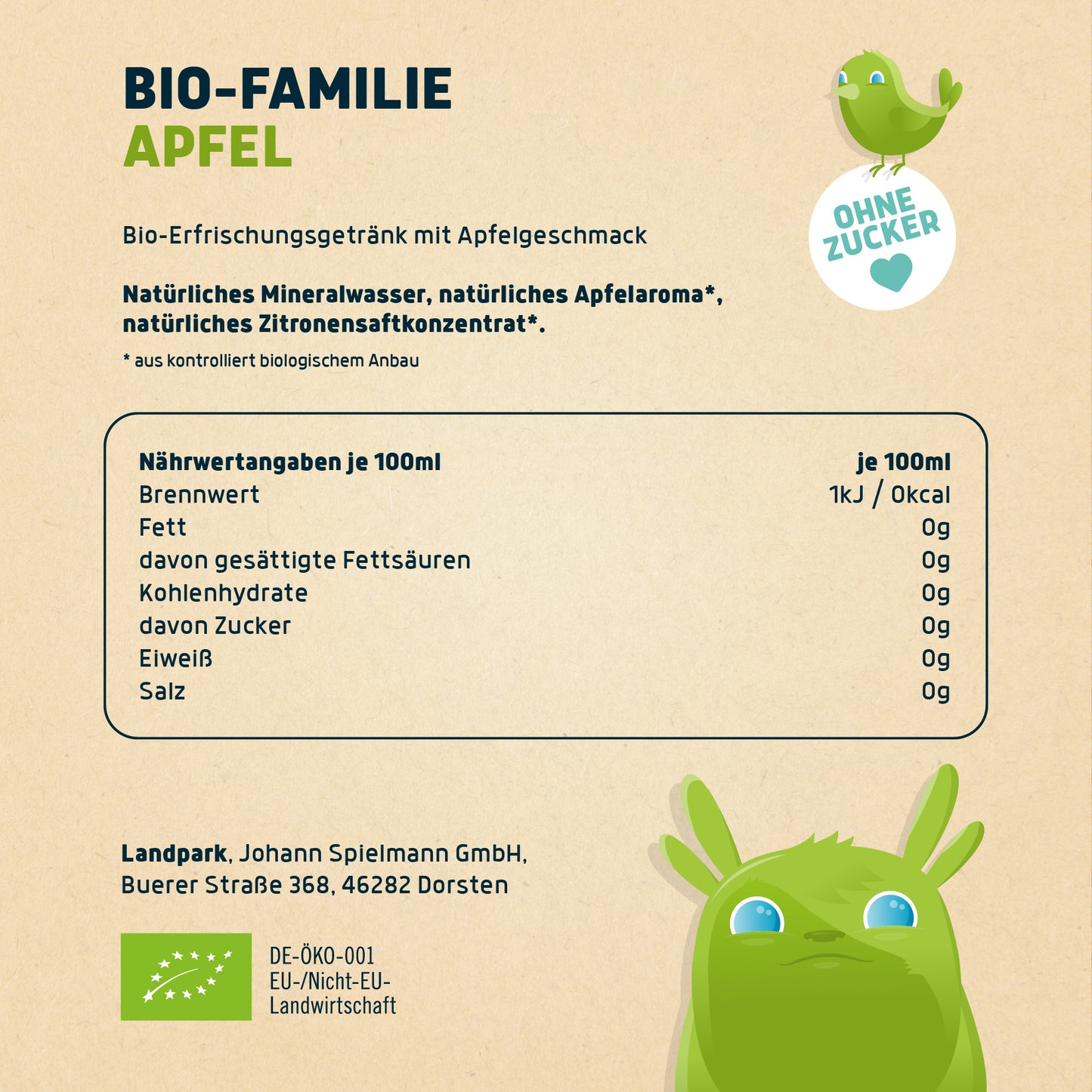 Bio-Familie Apfel 12 x 0,5l